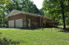 exterior garage & backyard